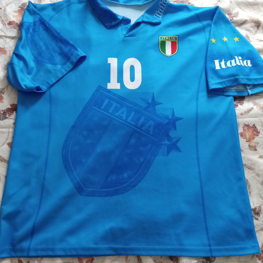 Italia Men's Soccer Jersey #10 Francesco Totti Size XL